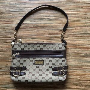 Piorina Bag Handbag Tan Signature Fabric Brown